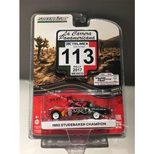 GREENLIGHT 1:64 1953 STUDE BAKER CHAMPION 113 Alloy model Vintage car Metal toys for childen kids diecast gift