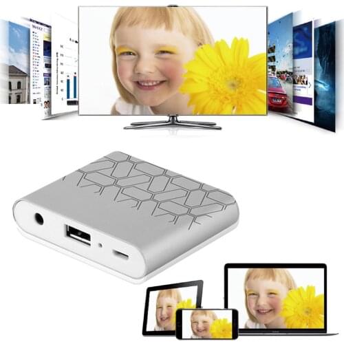 USB To HDMI-compatible VGA Video Converter Screen Mirror Share AV Cable Cast Phone To TV HDTV Adapter for Iphone Android Type C