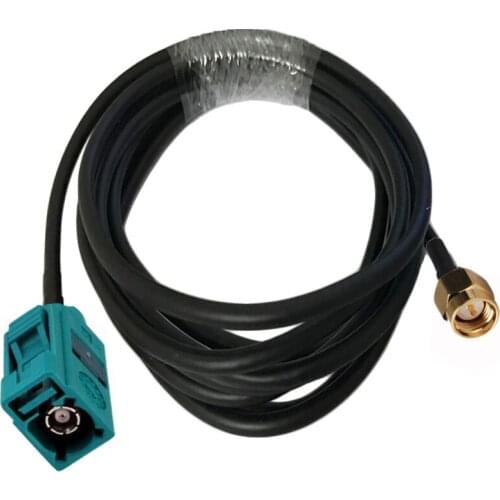 LMR195 Fakra Z Female to SMA male RF GPS Antenna Coaxial Extension Jumper Cable 50ohm 1m 3m 5m 10m 15m 20m 30m