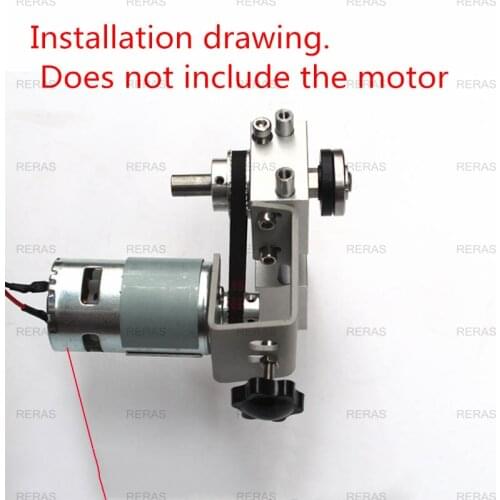 Miniature table saw lifting spindle assembly DIY woodworking cutting and polishing unpowered spindle small table saw accessories