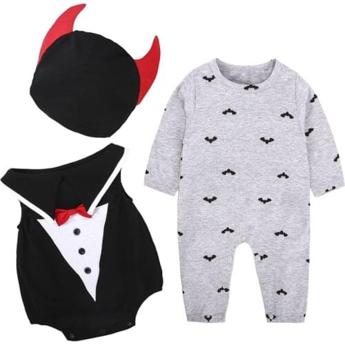 2021 Trendy Bodysuits Boy Baby Sets Girl Romper Newborn One-Pieces Jumpsuit Halloween Outfit Ropa Bebe Recien Nacido Body Bebe