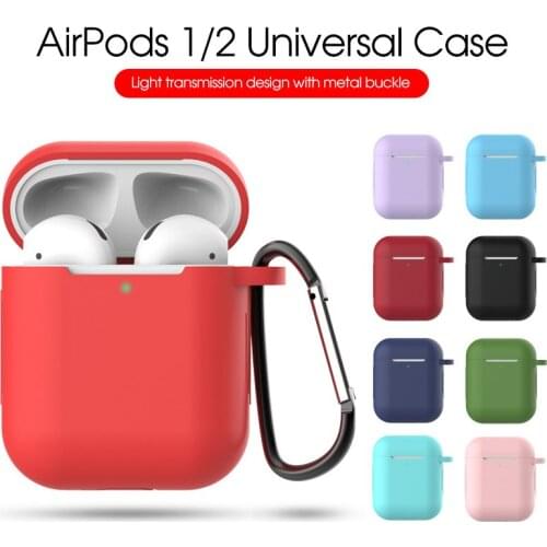 TPU Soft Silicone Case For Apple Air Pods 1 2 Mini Candy Colors Shockproof Ultra Thin Cover for Apple Air Pod Accessories