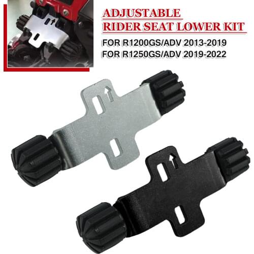 Motorcycle Rider Seat Lower Lowering Adjustable Kit 10MM For BMW R1250GS R1200GS Adventure K1600B K1600GT R1200 R1250 RT S1000XR