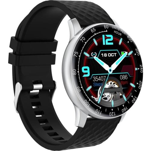New H30 SMARTWATCH 1.28-INCH Pedometer Heart Rate, Blood Pressure Bluetooth Silicone Watch