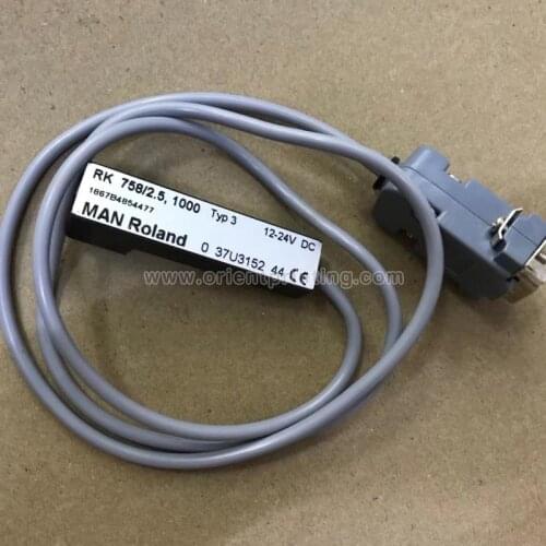 RK758/2.5 1000 Sensor Roland 700 Machine Photoeye 80.37U44-3152 Reflector 0 37U3152 44