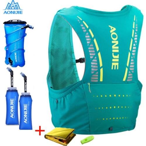 AONIJIE 5L Hydration Pack Backpack Rucksack Bag Vest Harness Water Bladder Hiking Camping Running Marathon Race Climbing C933
