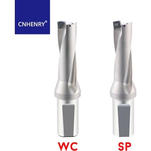 CNC U Drill 13mm-50mm SP/WC Type U Drill 2D 3D 4D Depth Fast Drill Bit Lathe Tool Water Jet Lathe Handle Tool