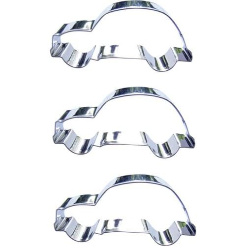 Century Vintage car shape 3 piece biscuit cutting molds, baking tools, cake decorating soft candy tools