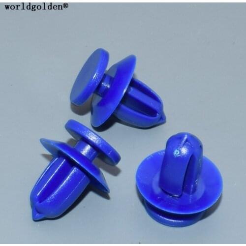Worldgolden 100pcs auto fasteners Door Trim Panel Retaining Clip for GM 13252118 Opel 7231991