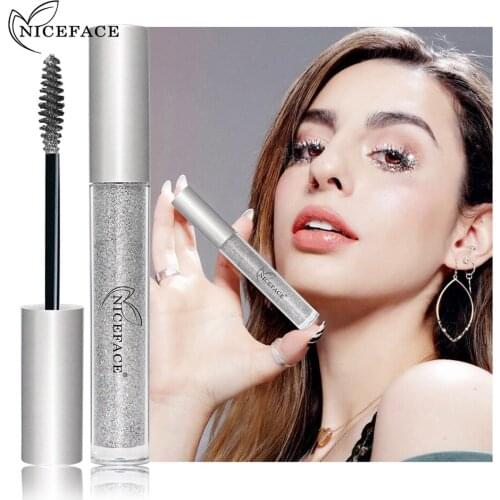 Womens Fashion Diamond Shimmer Mascara Waterproof Thicker Longer Eyelashes Makeup