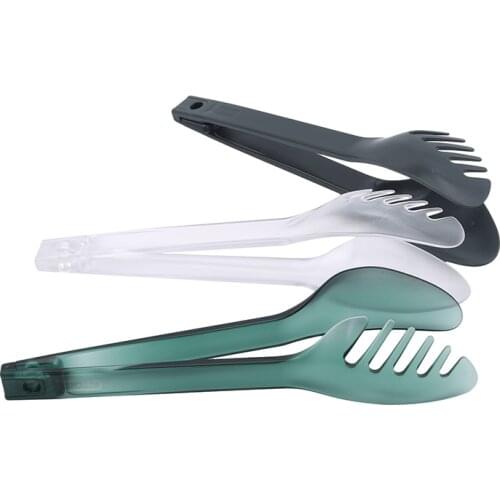 1Pcs Plastic Kitchen Tongs Serving Cooking Tongs For Barbecue Cooking Salad Grilling Frying Kitchen Utensils