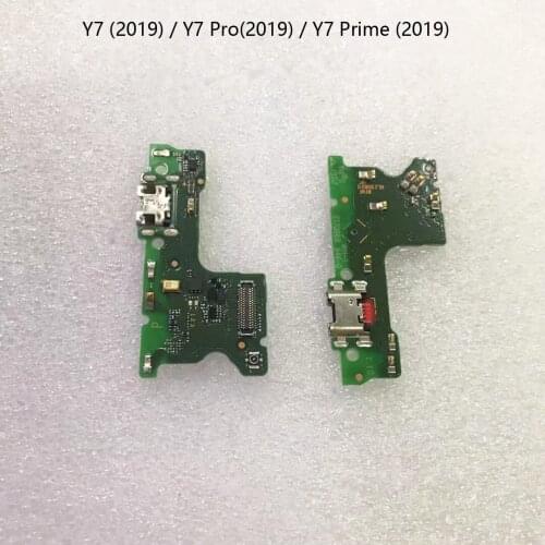 10pcs/lot For Huawei Y7 2019 / Y7 Pro 2019 / Y7 Prime 2019 (4+64G) Charging Port USB Dock Connector Flex Cable Repair Part