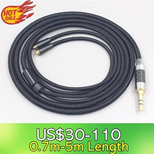 2.5mm XLR 4.4mm Super Soft Headphone Nylon OFC Cable For Westone W40 W50 W60 UM10 UM20 UM30 UM40 UM50 Pro LN007555