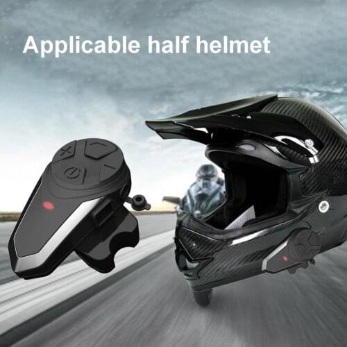 85% Hot Sales!!! Bluetooth Motorcycle Helmet Earphone FM Redio 1000m Intercom Waterproof BT-S3 Motorbike Intercom
