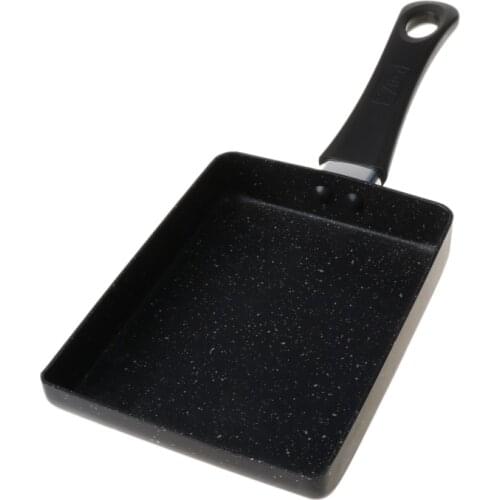 Nonstick Retangular Omelette Pan Tamagoyaki Egg Pan for stovetop and Induction D0AC