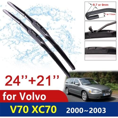 Car Wiper Blade for Volvo V70 XC70 2000 2001 2002 2003 Front Window Windscreen Windshield Wipers Brushes Car Goods XCV 70