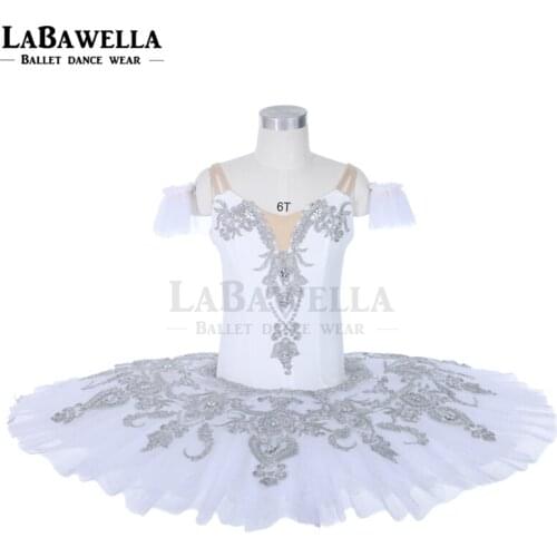 Silver Fairy ballet tutu YAGP professional costumes tutu girls children pancake tutu performance stage costume JY016A