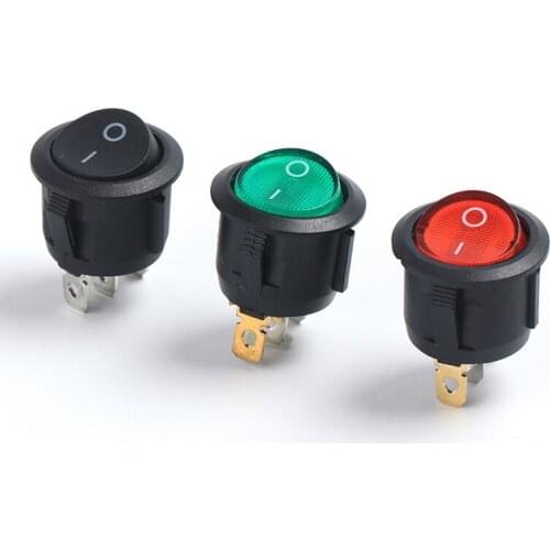 Free shipping 5PCS Rocker Switch KCD1-105-2P 2 feet 2 files 20MM