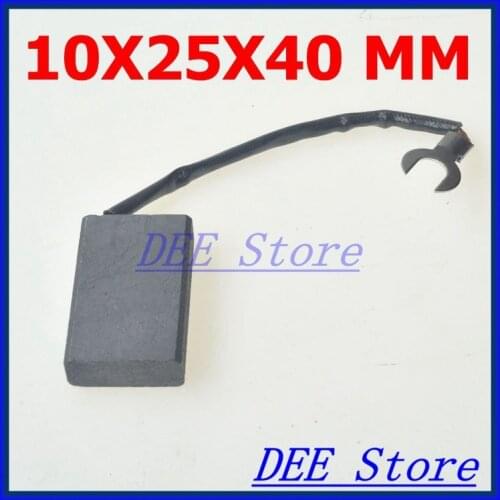 1piece 10x25x40mm Electric Generic Motor Graphite Carbon Brushes Power Tool Alternating