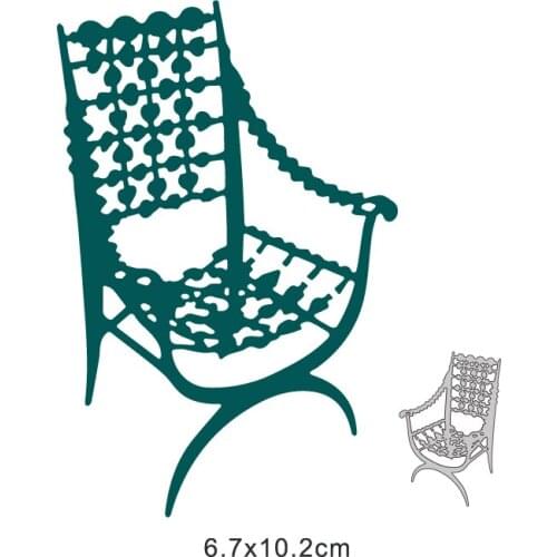 Rocking chair Metal Cutting Dies Stencils For DIY Scrapbooking Album Decorative Embossing Card Craft Die Cut Template New 2019