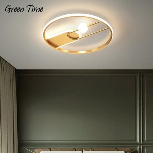 Round LED Ceiling Light Modern Indoor Ceiling Light for Living Room Bedroom Study Dining Room Kitchen Light Home Lighting Lustre