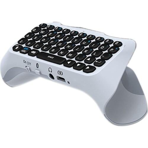 JYS for Sony PS5 Controller Mini Wireless Bluetooth External Keyboard Adapter with Built in Speaker&3.5MM Audio Jack