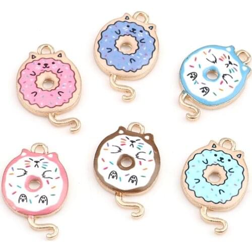 Fashion Zinc Based Alloy Animal Charms Cute Cat Pendants Gold Color For DIY Making Earrings Jewelry 20mm x 13mm, 10 PCs