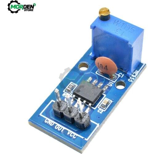 NE555 Adjustable Resistance Frequency Pulse Generator Module Single Channel Output Module 5V-12V for Arduino Smart Car