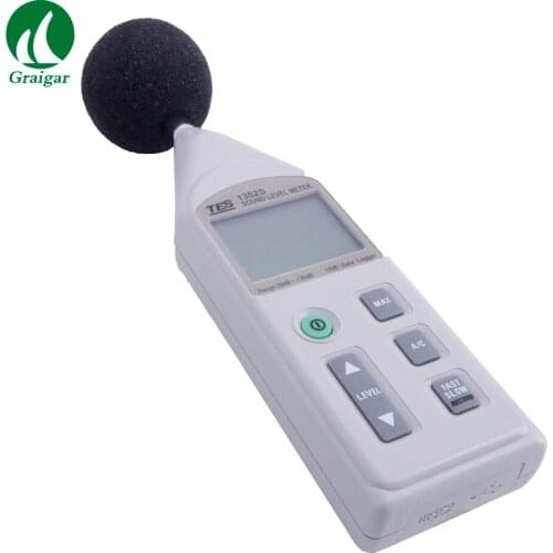 NEW TES-1352S Digital Programmable Sound Level Meter Noise Tester 30 to 130dB by Fast Shipping
