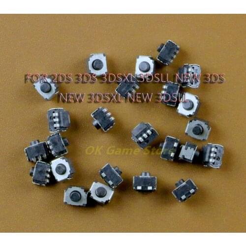 2pcs/lot Original new micro switch LR switch button for 2DS 3DS 3DSXL 3DSLL new 3ds 3dsxl ll Controller Switch Button