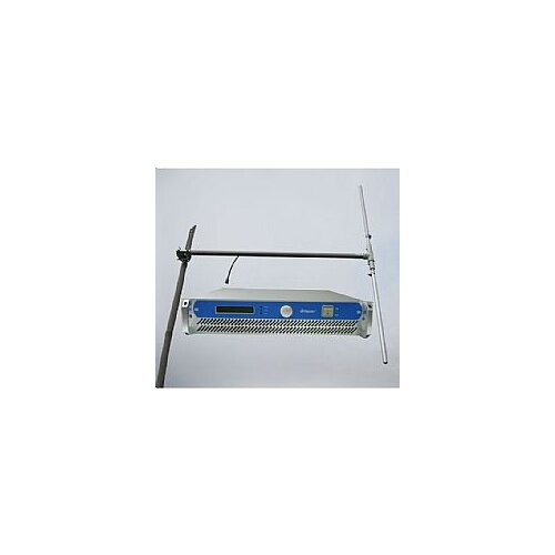 80W 2U Professional FM Broadcast Radio Transmitter 87.5-108 MHz + DP100 1/2 wave dipole antenna + 15meters cable with connectors