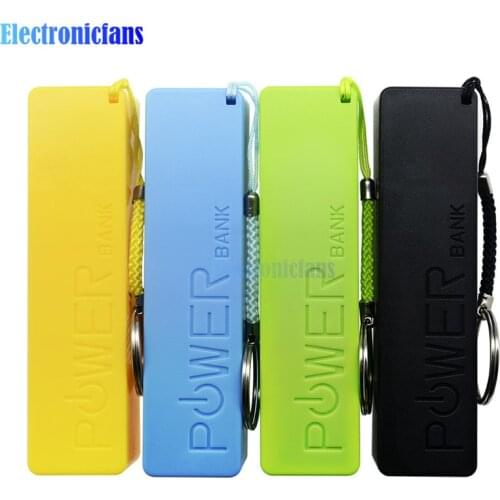 Blue/Green/Yellow/Black USB Power Bank Case Kit 18650 Battery Charger DIY Box