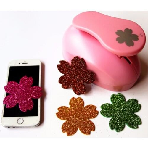 Super Large 3'' ( 75mm) Cherry blossoms Design DIY Craft Punch EVA Creative Embosser device Punch Card making Kid Scrapbooking