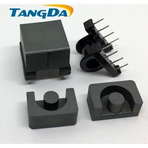 Tangda EP17 core EP Bobbin magnetic core + skeleton 4+4 pin Transformers horizontal DIP Through Hole AW