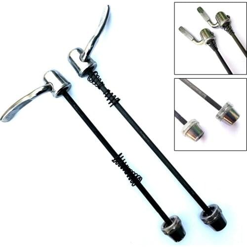 1pc Bike Bicycle Steel QR Quick Release Skewer Wheel Lever Suitable Front Rear Quick Release Skewer For Use With Hollow Axles