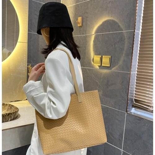 Women Bag Solid Womens PU Leather Handbags Luxury Lady Travel Hand Bags Purse 2020 Women Composite Tote Bag