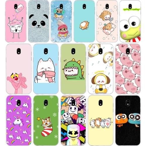 95AA Cute cartoon animals gift Soft Silicone Tpu Cover phone Case for Samsung Galaxy J3 J5 2016 2017 case