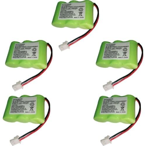 1-10 PCS Replacement Ni-CD Battery 3.6V 400mah Battery For BT17333 BT-163345 BT27333 3.6v 2/3 AA Battery wholesale
