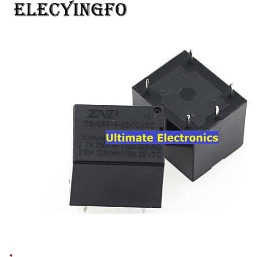10pcs shock relay ZD-3FF-S-1Z-12VDC-M a set of conversion 5 foot 7A SRD-12VDC-SL-C