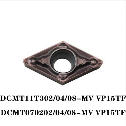 100% Original DCMT DCMT070202 MV VP15TF DCMT070204 MV DCMT070208 MV DCMT070208-MV DCMT11T304 CNC lathe Insertion Carbide Insert