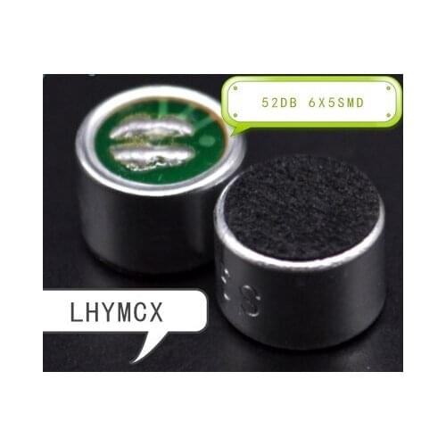 20PCS 6*5mm MIC Capsule Electret Condenser Pickup Microphone 52DB SMD