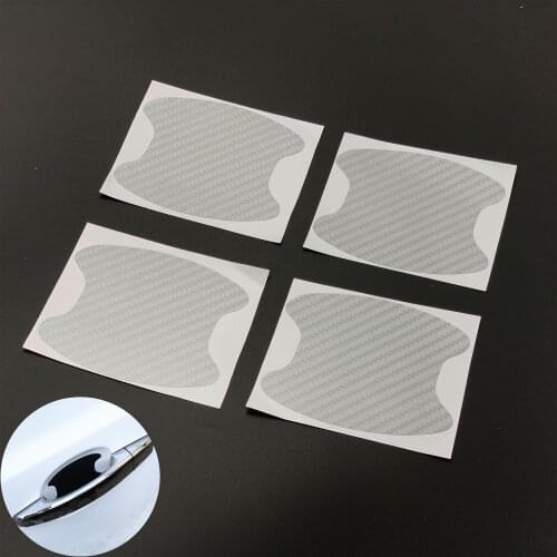 4pcs/Lot Car Handle Protection Sticker For Renault Koleos Fluenec Latitude Sandero Kadjar Captur Talisman Megane LAGUNA Scenic