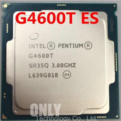 FREE SHIPPING G4600T ES CPU 3.0G 35W 2Cores 4Threads B0 1151 14NM HD610 DDR4 Question