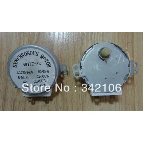 Free Shipping! 5pcs Microwave Synchronous Motor 49TYZ-A2 microwave turntable motor 220V4W module sensor