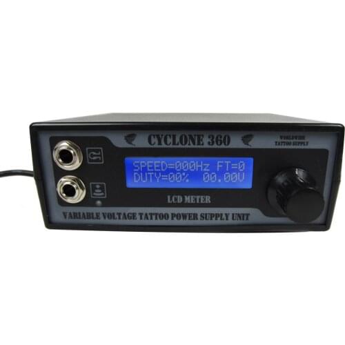 The Cyclone 360 LCD Tattoo Power Supply Best Quality
