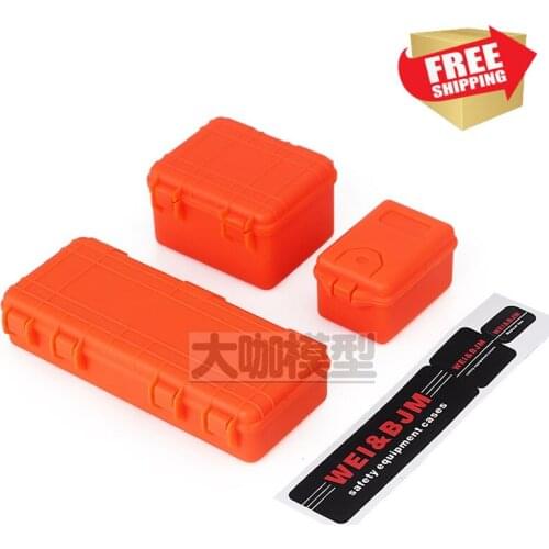 RC Parts 1/10 Crawler decorative storage box luggage can open for trax TRX4 axial SCX10 option upgrade