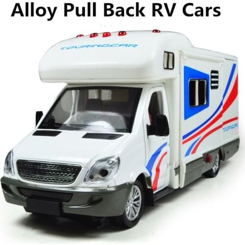 Hot alloy sliding model RV toy, alloy pull back car, wholesale, free shipping