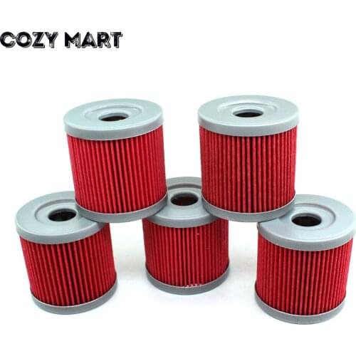 5pcs Oil Filter Filters for Suzuki Kawasaki DRZ400 DRZ400S DRZ400SM DRZ400E DRZ400SM Arctic Cat ATV Motorcycle