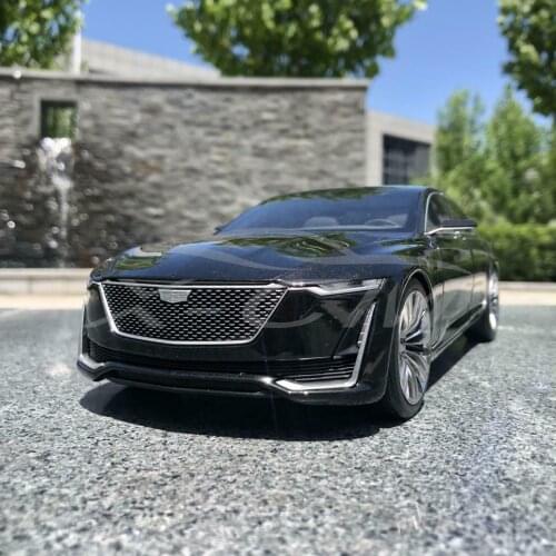 1/18 For Cadillac Escala Diecast CAR MODEL TOYS Boys Girls Collection Ornaments Black Metal,Plastic,Rubber