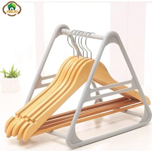 Msjo Clothes Hanger Shelf Multifunction Storage Racks Multi-Function Finishing Rack For Home Organizer Coat Closet Room Tools